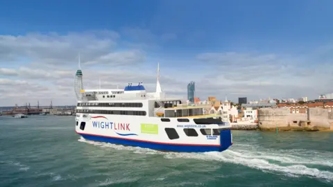 Wightlink Victoria Of Wight CGI