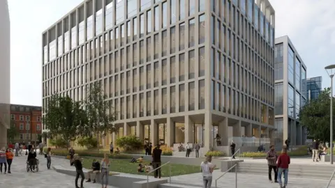 LDRS Proposed redevelopment around Stockport railway station