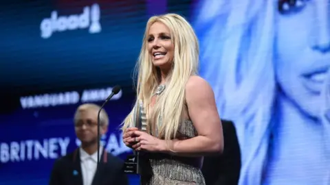 Getty Images Britney Spears at an awards show