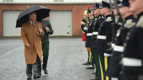 PA Media Prince Charles at Catterick Garrison