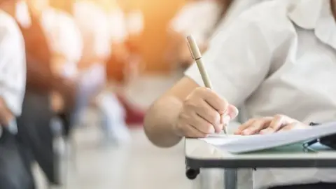 Getty Images Pupils at school desks