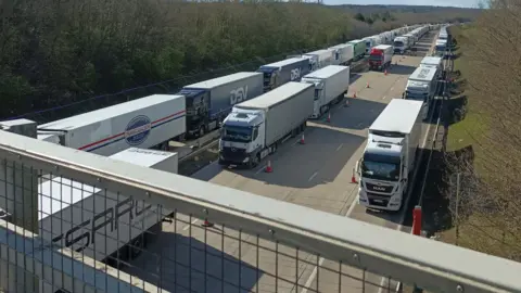 Christine Howell Lorries on M20