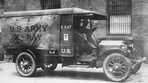 Bettmann/Getty Images X-Rays were used by medics during World War One