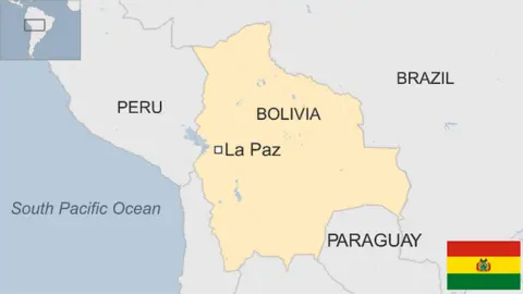 Map of Bolivia