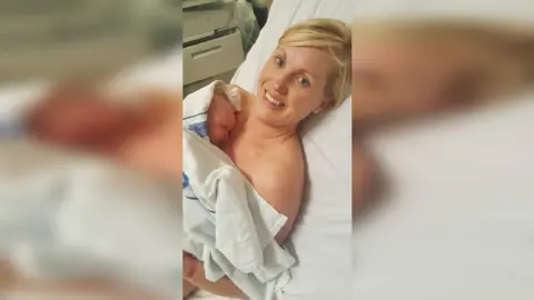 FAMILY PHOTO Photos from 42 year old Lou Kennedy from Caerphilly, whose 4 year old Mya (correct) has Downs Syndrome