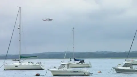 Coastguard helicopter