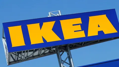 Reuters Ikea logo above a store