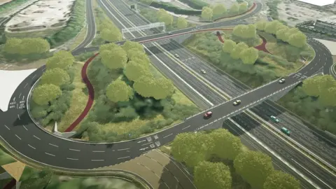 National Highways A34 and M3