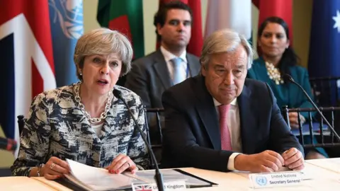 Getty Images theresa may at UN