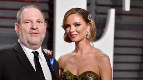 Getty Images Harvey Weinstein and wife Georgina Chapman