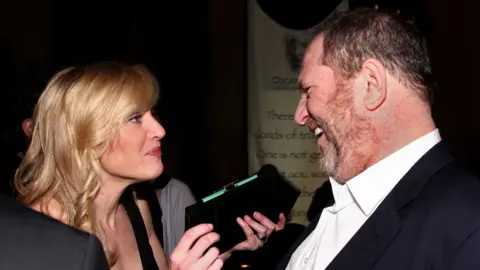 Getty Images Kate Winslet with Harvey Weinstein in 2009