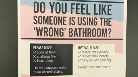 UWE LGBT+ Posters on display at UWE Bristol