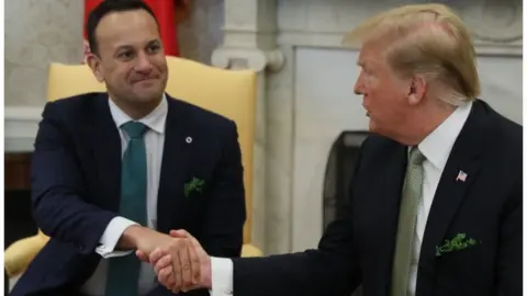 PA Taoiseach (Irish prime minister) Leo Varadkar and US president Donald Trump met at the White House