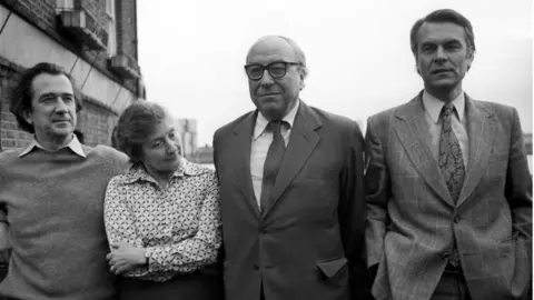PA Media Shirley Williams with the Gang of Four