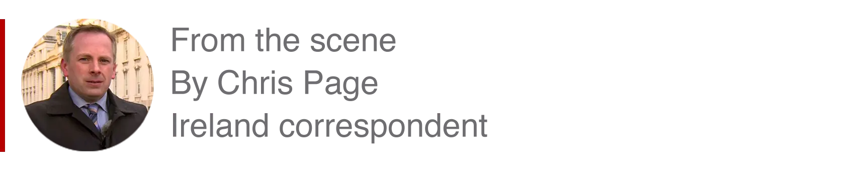 Chris Page at the scene