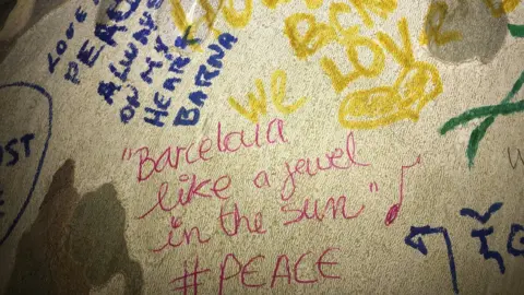 BBC Tree on the Ramblas, Barcelona, 21 August