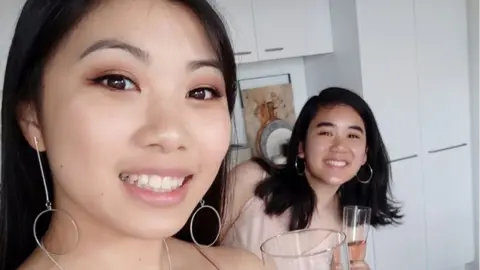 KATHLEEN XIAO Kathleen Xiao (l) and a friend