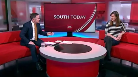 BBC South Today set