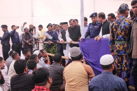 Getty Images Carnival atmosphere: 102 men surrender themselves in Teknaf