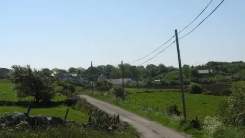 view approaching Carreglefn