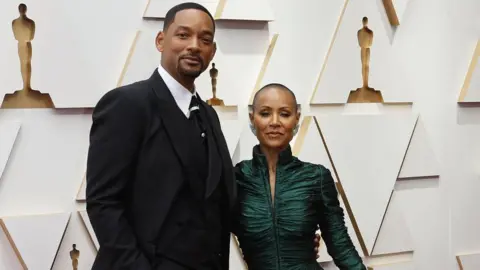 Reuters Will Smith and Jada Pinkett Smith at the Oscars