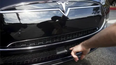 Reuters Tesla car