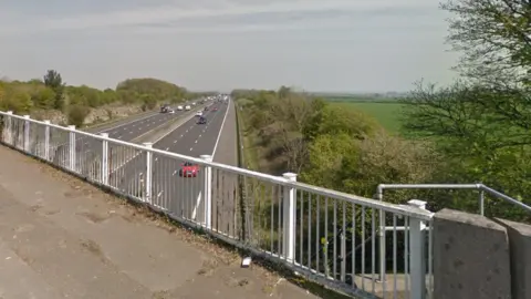 Google Bridge over M18