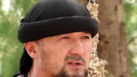 Grab from Furat video Gulmurod Khalimov, screen grab from Furat video