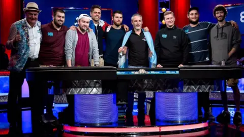 Jamie Thomson/WSOP The final nine main event players