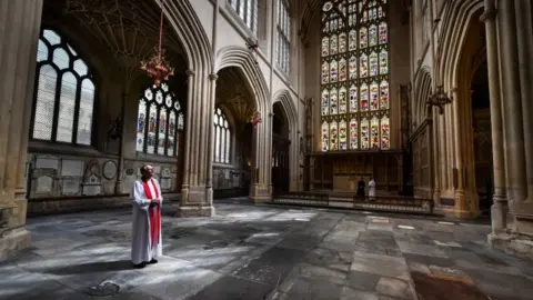 PA East Wing of Bath Abbey