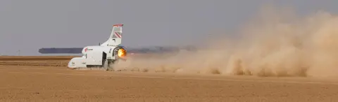 BLOODHOUND LSR/Charlie Sperring Bloodhound car