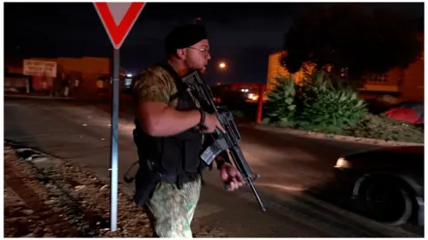 BBC A security officer