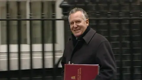 Peter Hain at Downing Street