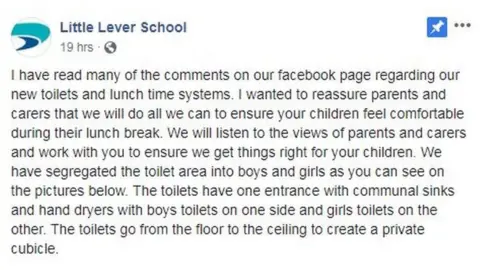 Facebook Head teacher statement