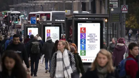 PA Media Edinburgh shoppers
