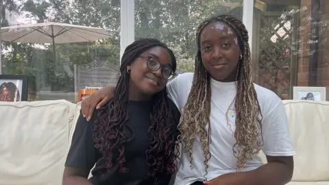 Patrycja Boryka/BBC Aiyven and Kirsten Mbawa