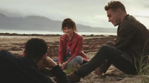 Aidan Monaghan Daryl McCormack, Olivia Cooke and Ben Hardy in Pixie