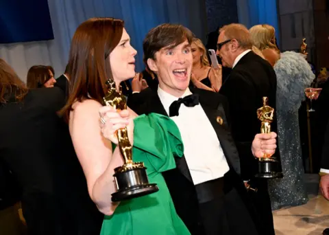 Getty Images Cillian Murphy and Jennifer Lame