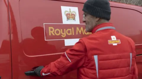 Getty Images Royal Mail worker