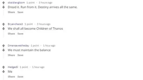 Reddit A thread on Reddit discussing the ban