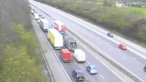 Woman killed in M40 multi vehicle crash