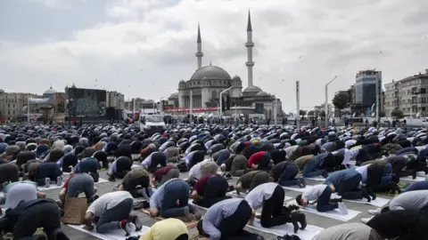 Taksim Square: Erdogan Inaugurates Controversial Mosque In Istanbul