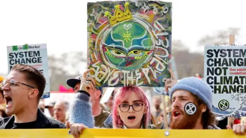 Getty Images Extinction Rebellion protesters