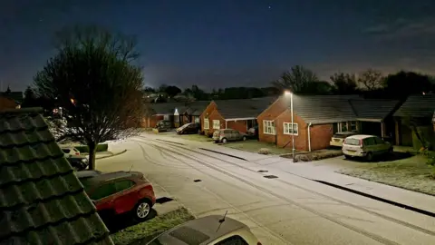 BBC Weather Watchers/Maggie T Howlett A snowy street