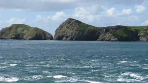 Steven Jones The sea off Ramey Island