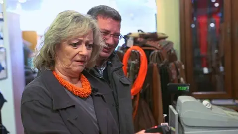 Ann Barnes buys a stun gun