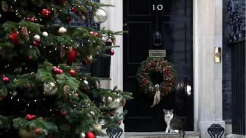 Getty Images Downing Street at Christmas