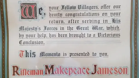 Brian Ridley Makepeace's certificate