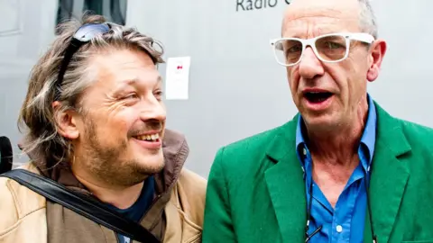 Richard Herring with Arthur Smith in 2011