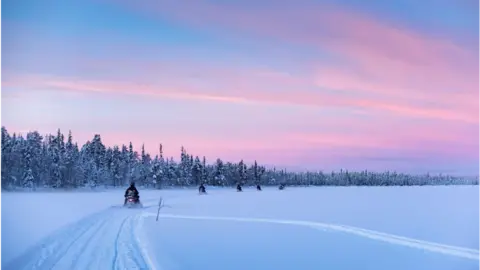 Getty Images snowmobiles